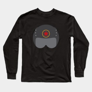 MIG enemy pilot helmet Long Sleeve T-Shirt